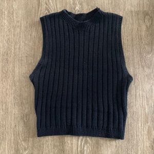 American Apparel knit crop top